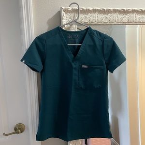 Carribean Blue FIGS Scrub Set